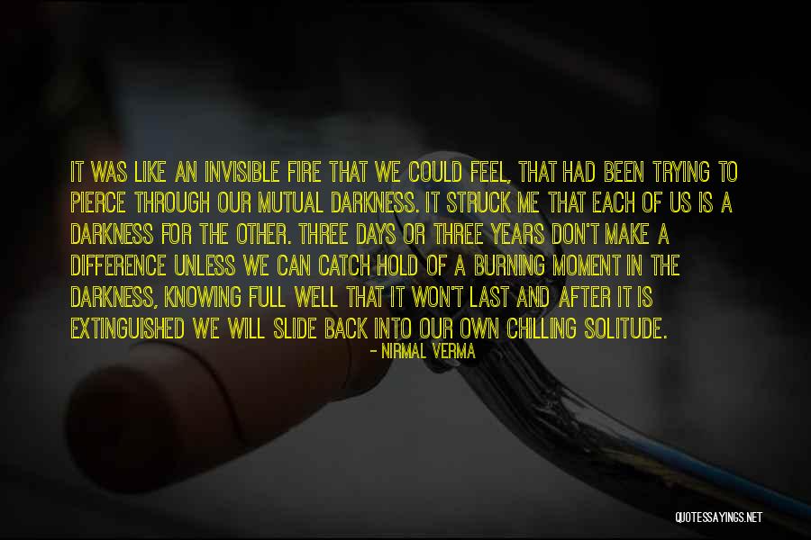 Fire Burning Quotes By Nirmal Verma Fire Burning Quotes By Nirmal Verma