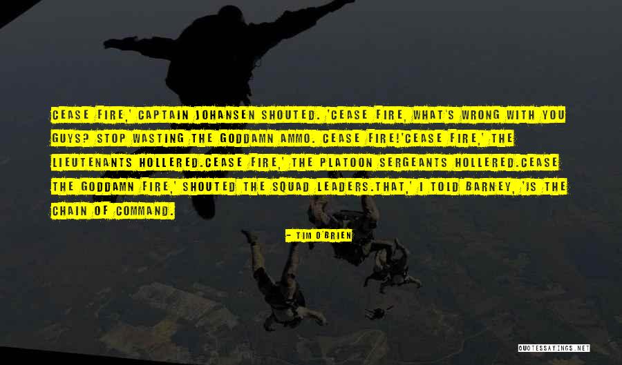 Fire Captain Quotes By Tim O'Brien