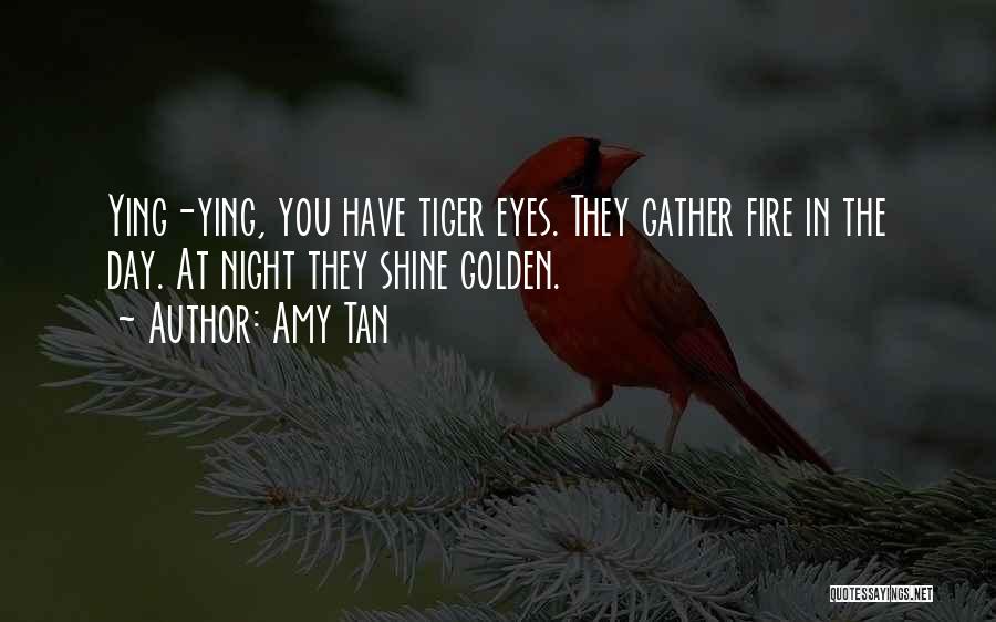 Fire In The Eyes Quotes By Amy Tan