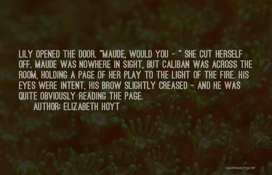 Fire In The Eyes Quotes By Elizabeth Hoyt