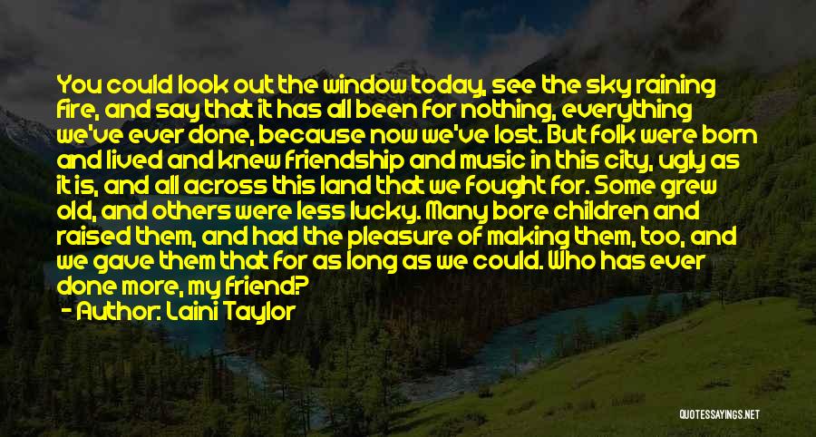 Fire In The Sky Quotes By Laini Taylor