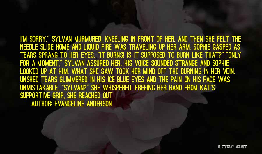 Fire In Your Eyes Quotes By Evangeline Anderson