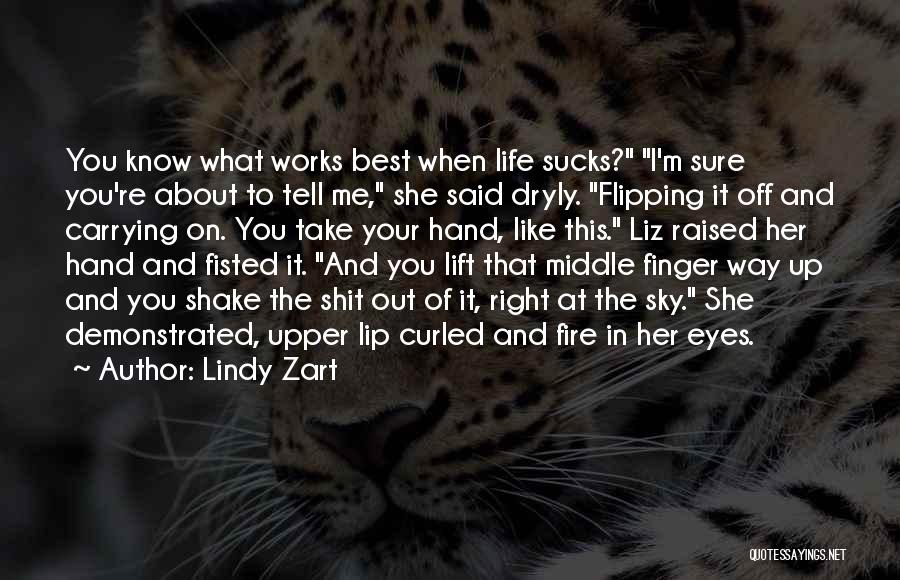 Fire In Your Eyes Quotes By Lindy Zart