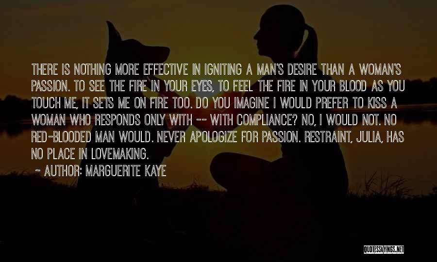 Fire In Your Eyes Quotes By Marguerite Kaye