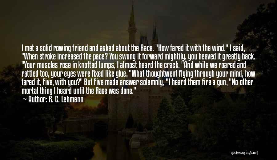 Fire In Your Eyes Quotes By R. C. Lehmann