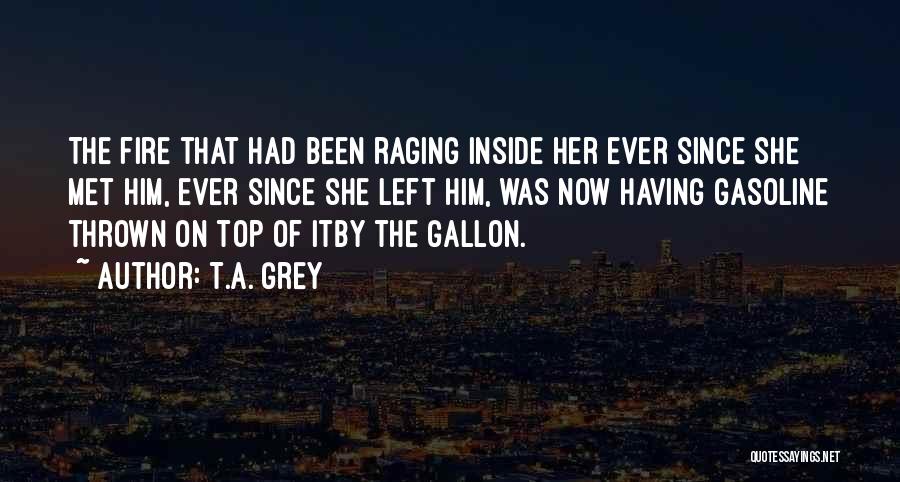 Fire Inside Quotes By T.A. Grey