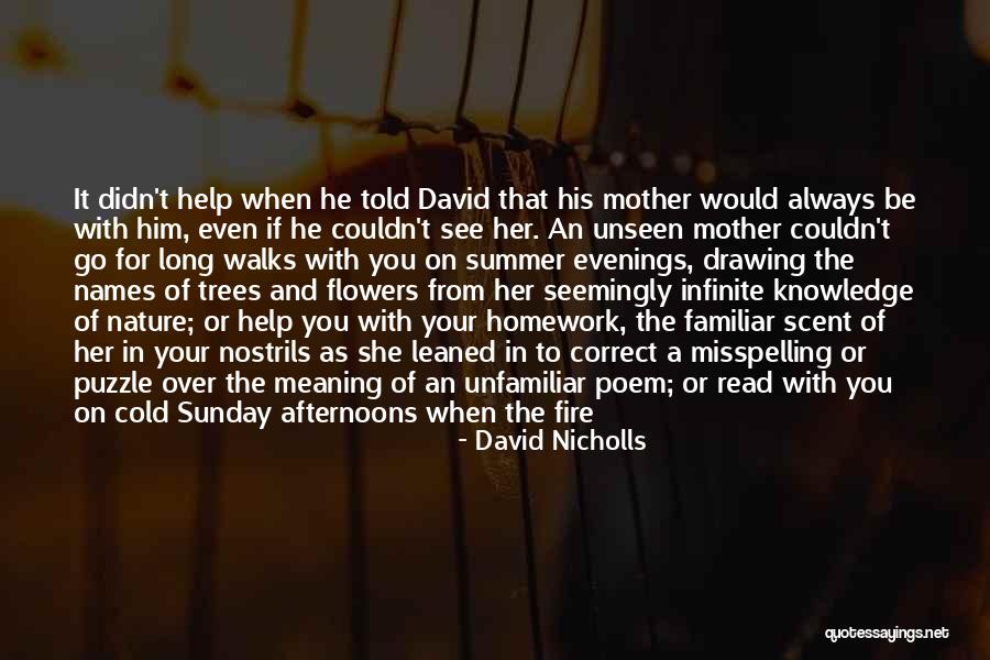 Fire Of Knowledge Quotes By David Nicholls Fire Of Knowledge Quotes By David Nicholls