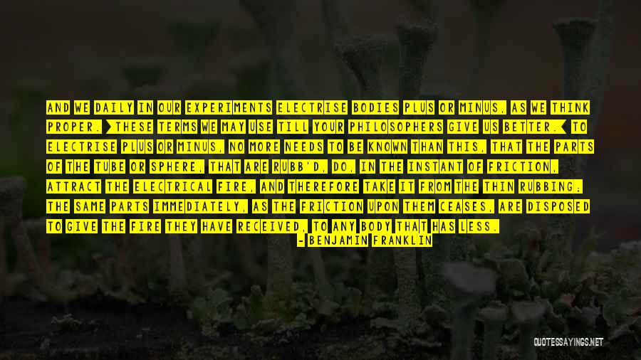 Fire Science Quotes By Benjamin Franklin Fire Science Quotes By Benjamin Franklin