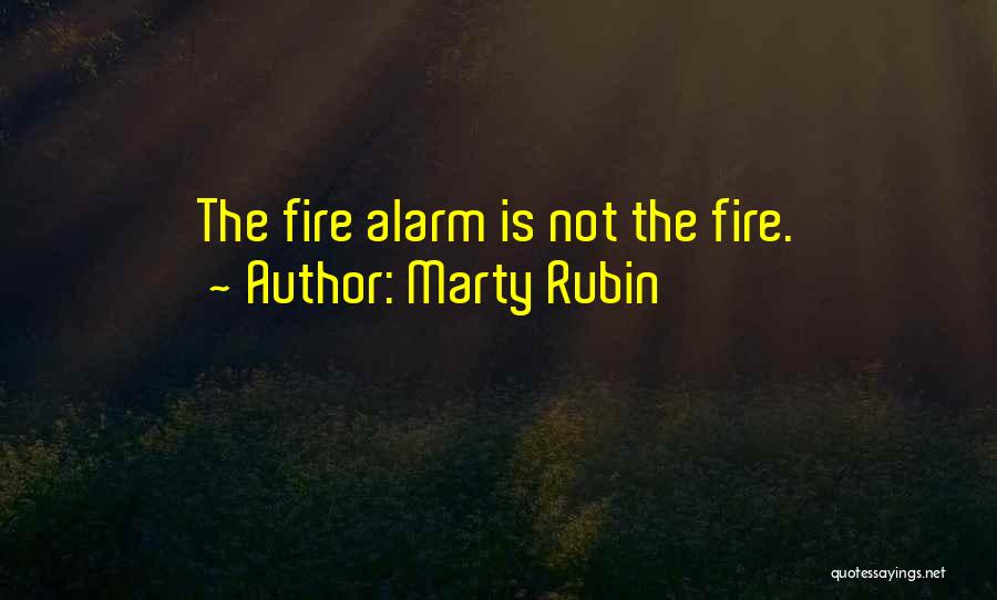Fire Signs Quotes By Marty Rubin