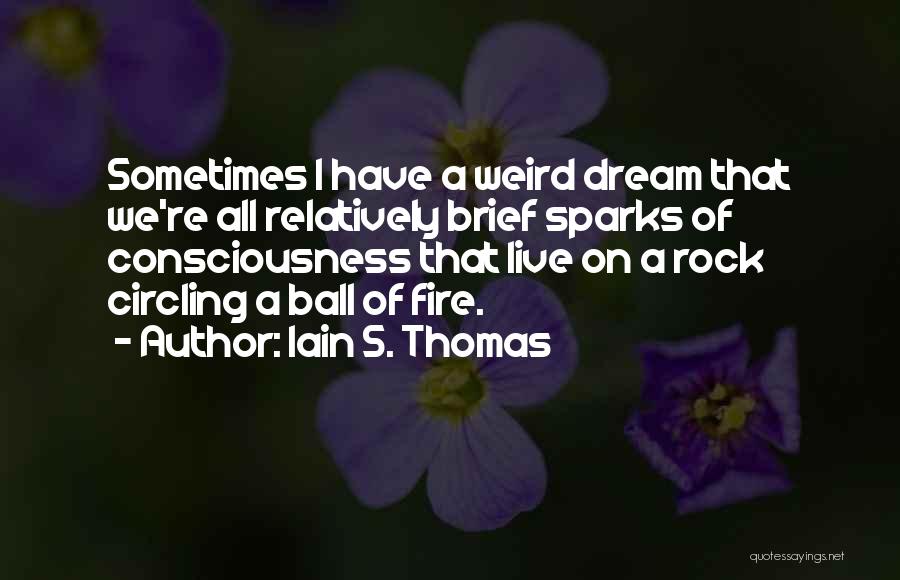 Fire Sparks Quotes By Iain S. Thomas