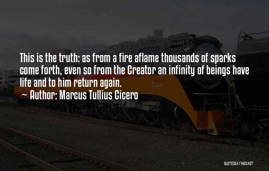 Fire Sparks Quotes By Marcus Tullius Cicero