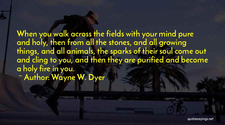 Fire Sparks Quotes By Wayne W. Dyer