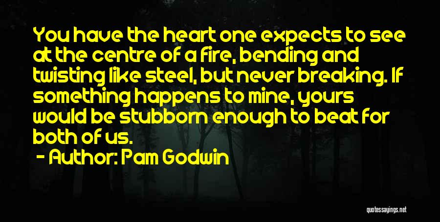 Fire Steel Quotes By Pam Godwin