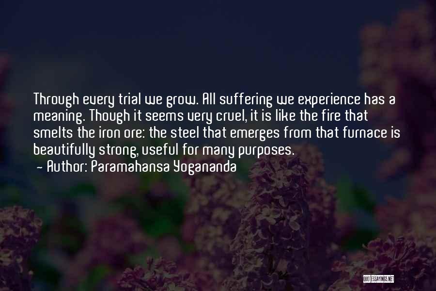 Fire Steel Quotes By Paramahansa Yogananda