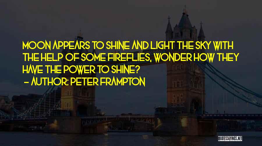 Fireflies Quotes By Peter Frampton