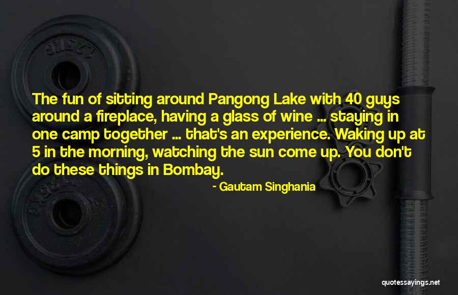 Fireplace And Wine Quotes By Gautam Singhania