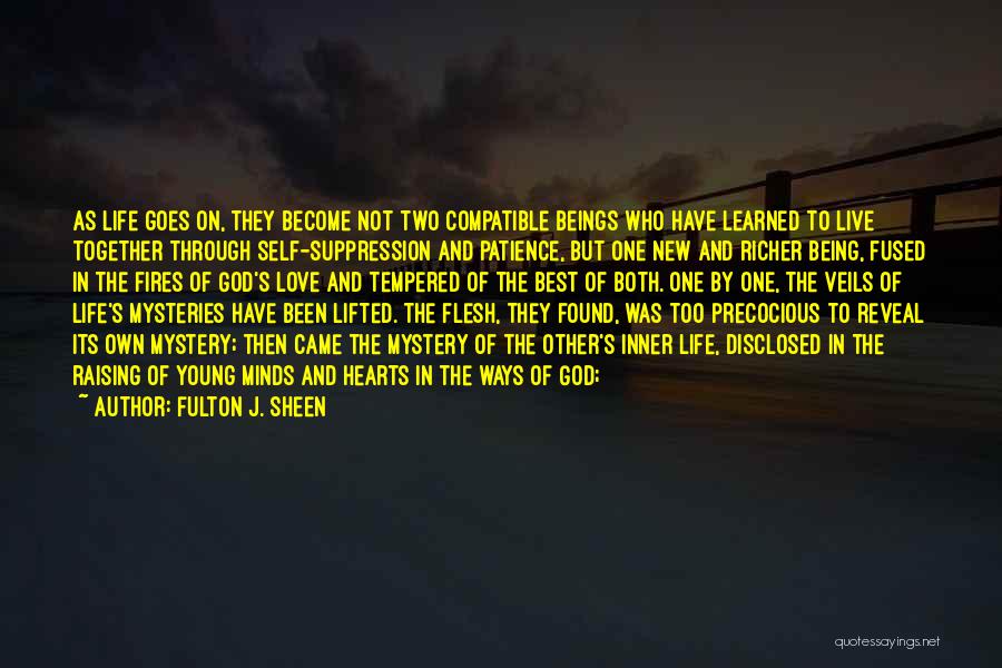 Fires And Life Quotes By Fulton J. Sheen