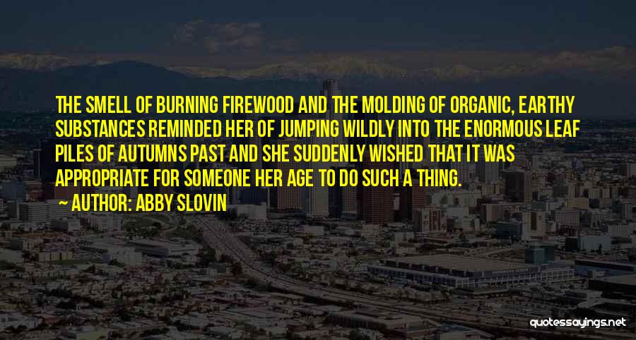 Firewood Quotes By Abby Slovin