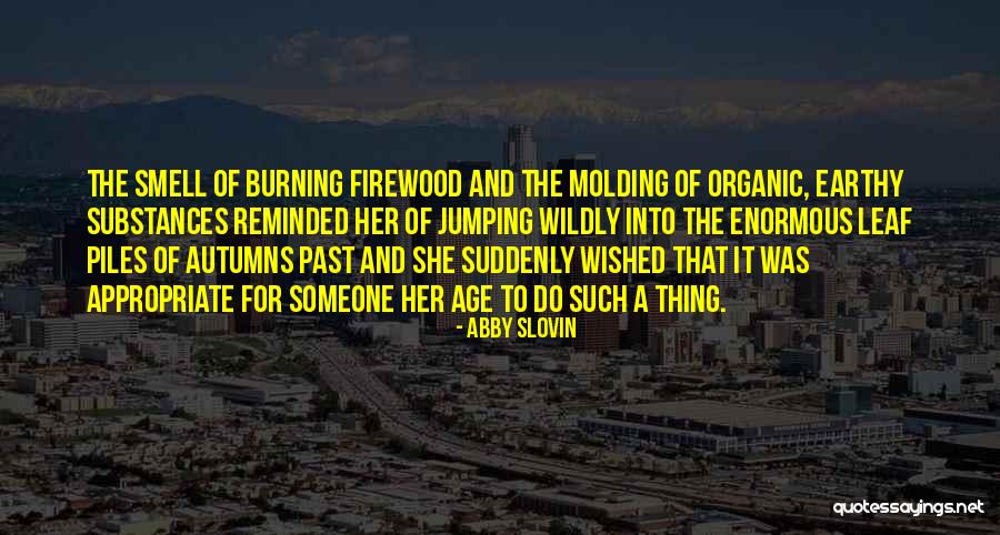 Firewood Quotes By Abby Slovin