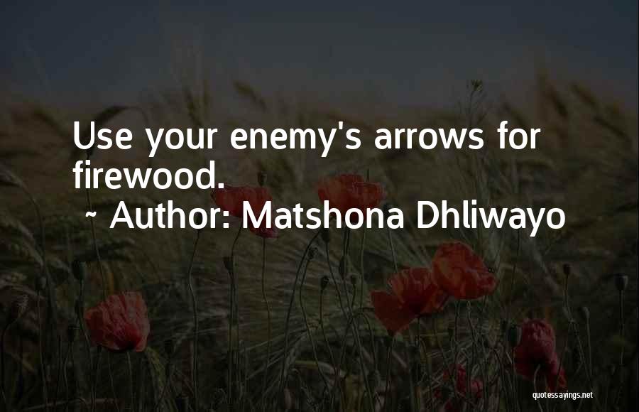 Firewood Quotes By Matshona Dhliwayo