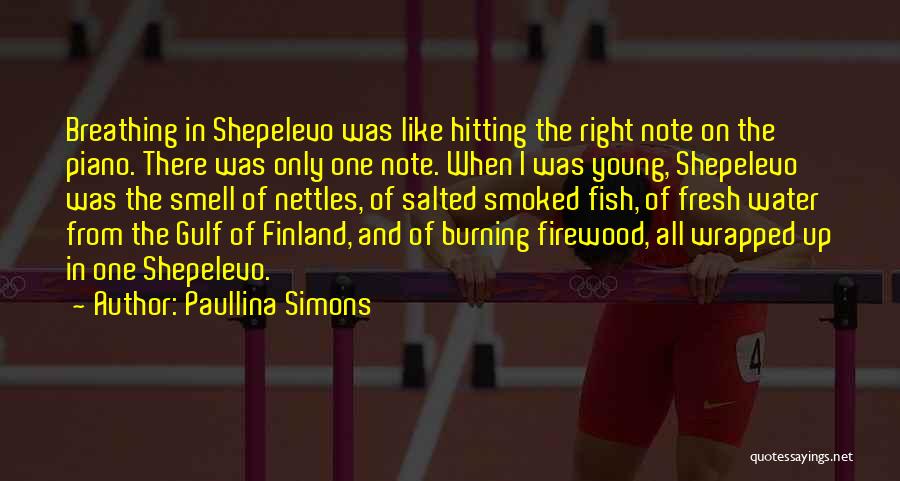 Firewood Quotes By Paullina Simons