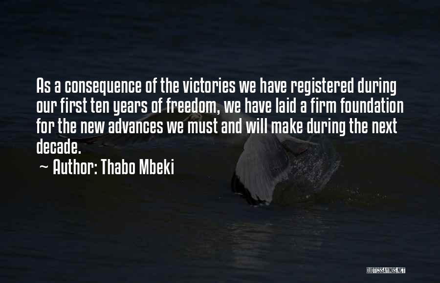 Firm Quotes By Thabo Mbeki