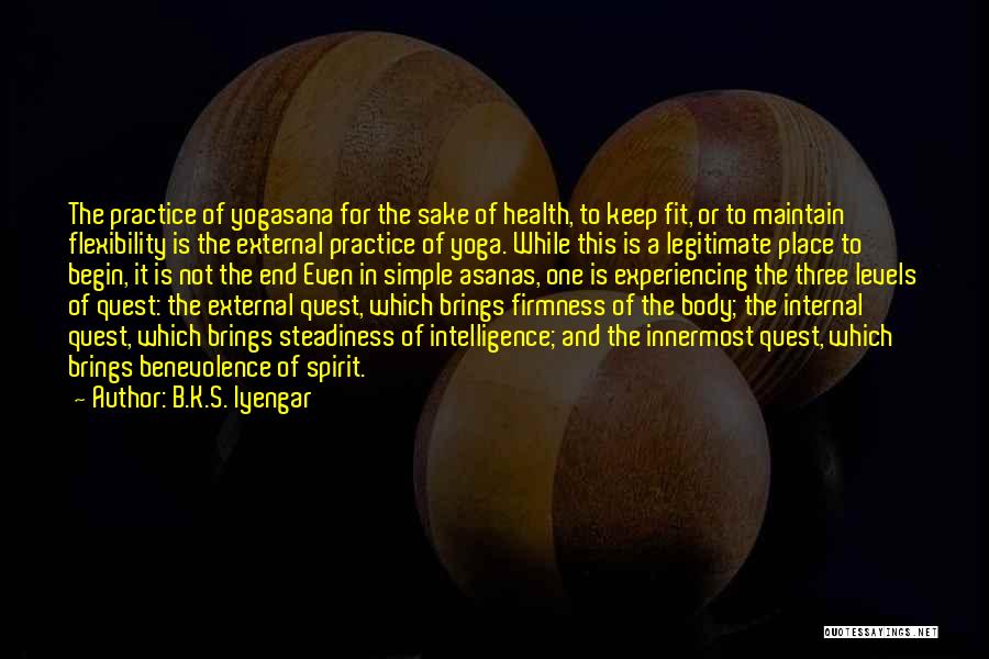 Firmness Quotes By B.K.S. Iyengar