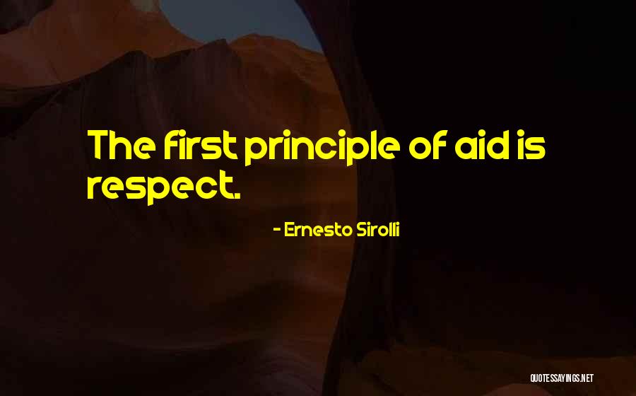 First Aid Quotes By Ernesto Sirolli