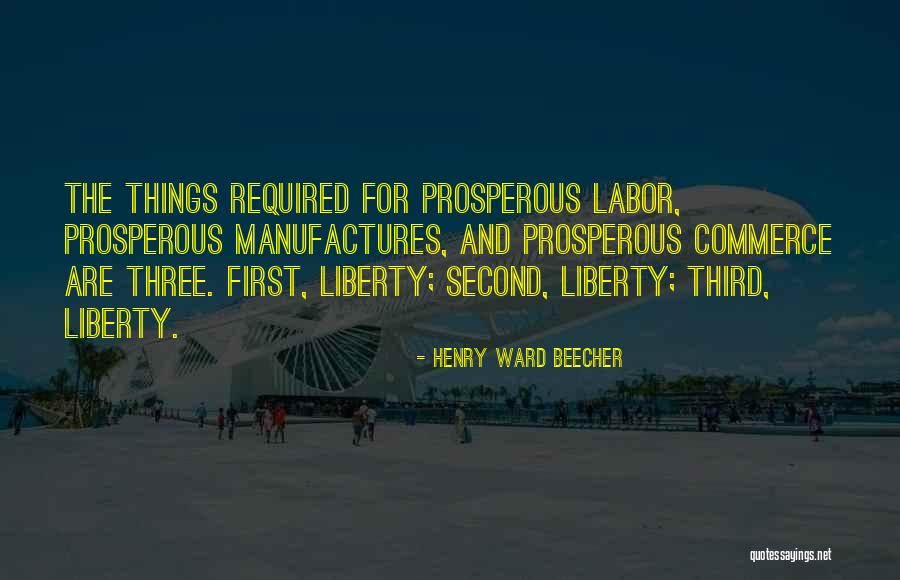 First And Second Quotes By Henry Ward Beecher