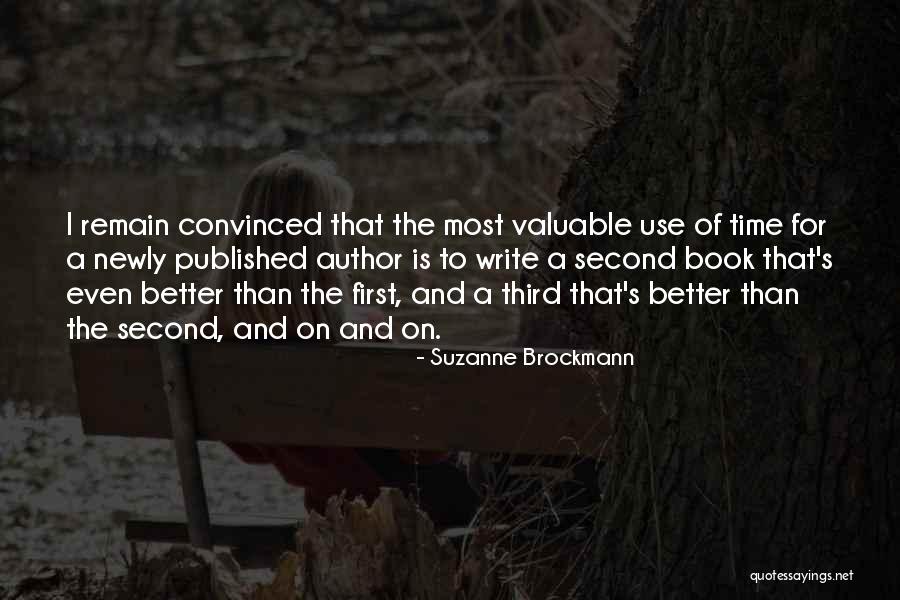 First And Second Quotes By Suzanne Brockmann