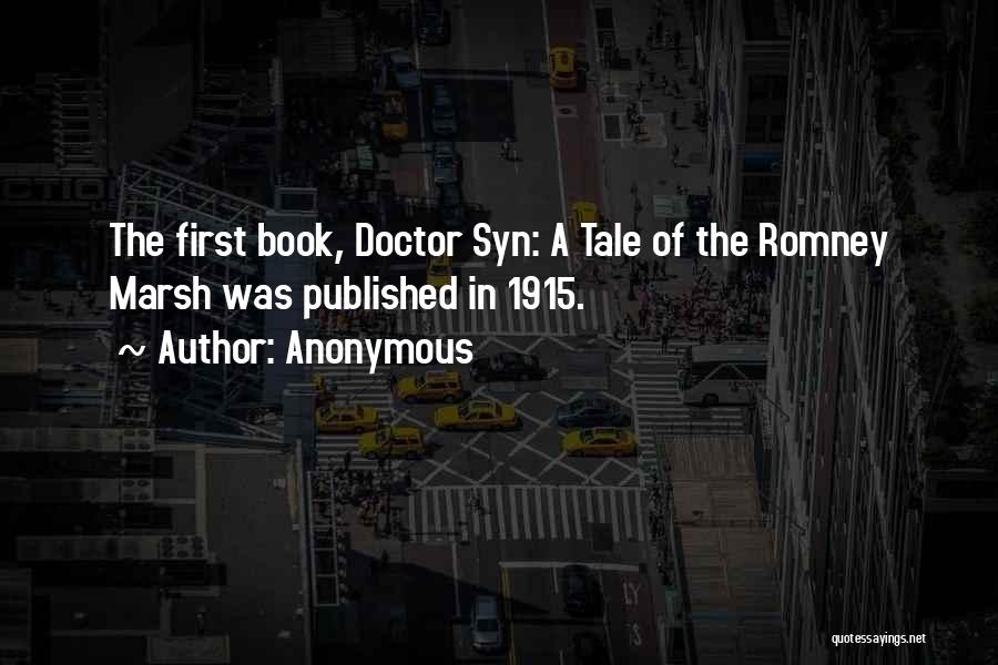 First Book Quotes By Anonymous