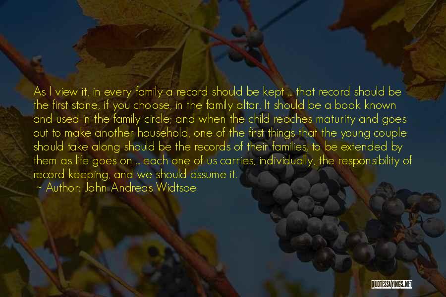 First Book Quotes By John Andreas Widtsoe