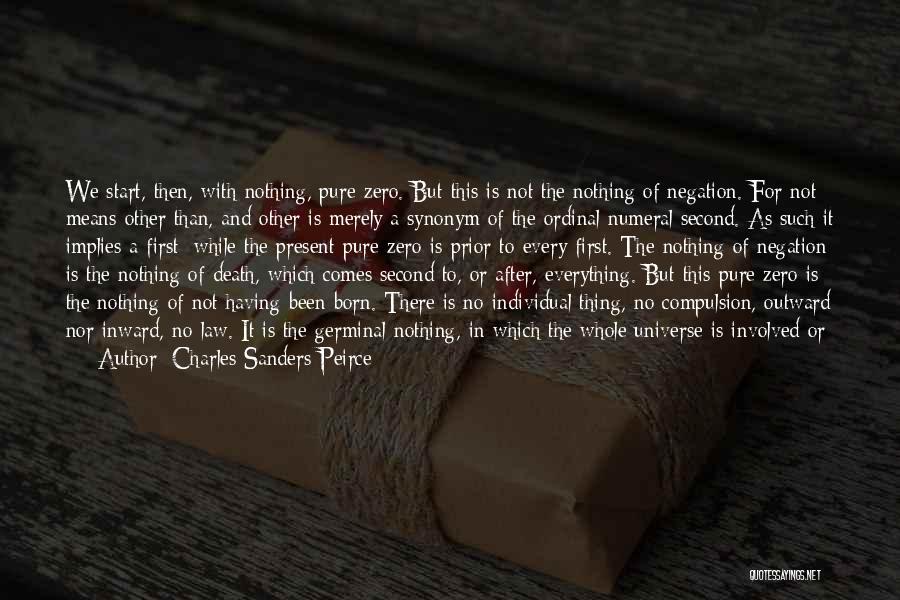 First Born Quotes By Charles Sanders Peirce