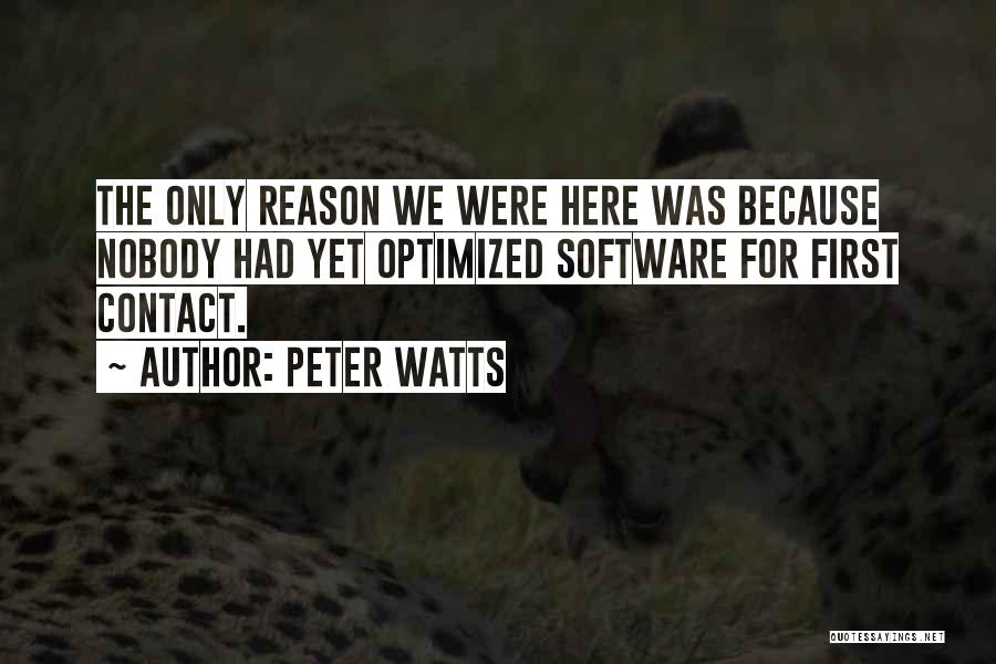 First Contact Quotes By Peter Watts