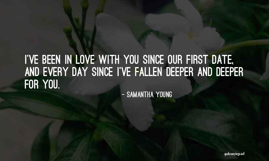 First Date Love Quotes By Samantha Young