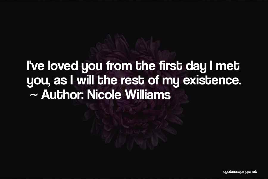 First Day Met Quotes By Nicole Williams