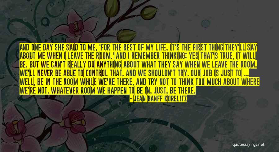 First Day Of Job Quotes By Jean Hanff Korelitz First Day Of Job Quotes By Jean Hanff Korelitz
