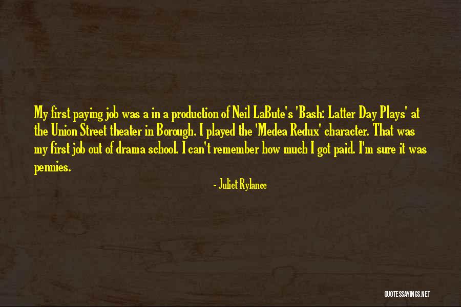 First Day Of My Job Quotes By Juliet Rylance First Day Of My Job Quotes By Juliet Rylance