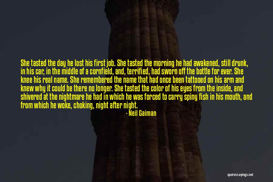 First Day Of My Job Quotes By Neil Gaiman First Day Of My Job Quotes By Neil Gaiman