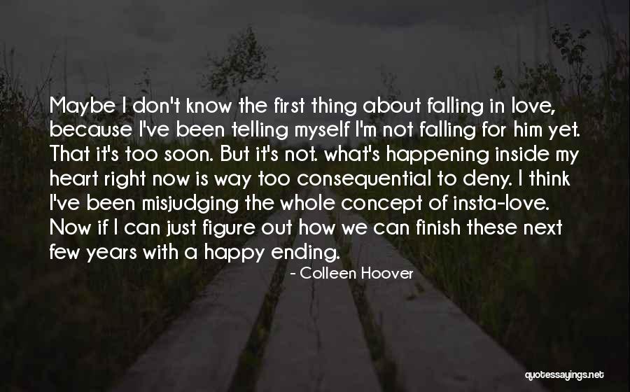 First Falling In Love Quotes By Colleen Hoover First Falling In Love Quotes By Colleen Hoover