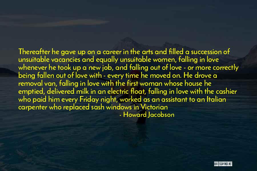 First Falling In Love Quotes By Howard Jacobson First Falling In Love Quotes By Howard Jacobson