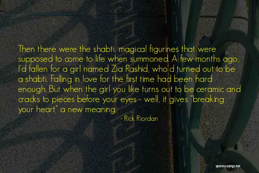 First Falling In Love Quotes By Rick Riordan First Falling In Love Quotes By Rick Riordan