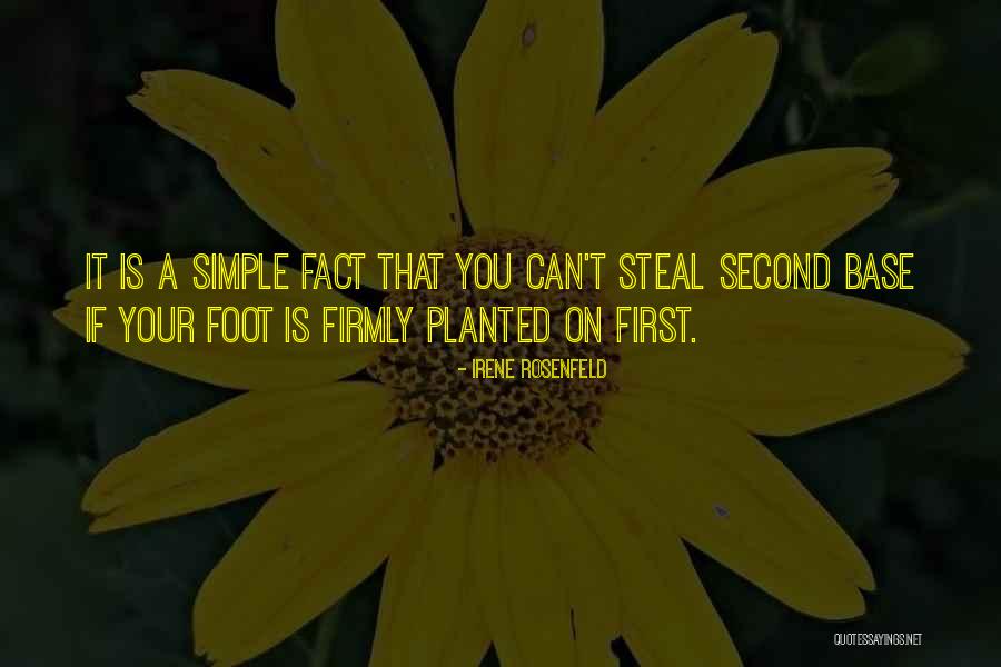 First Foot Quotes By Irene Rosenfeld First Foot Quotes By Irene Rosenfeld