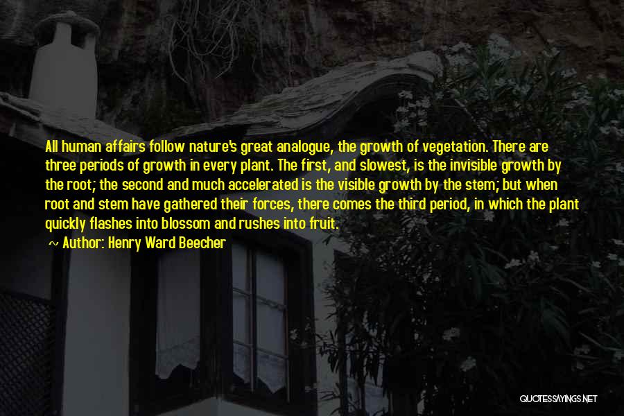 First Fruit Quotes By Henry Ward Beecher