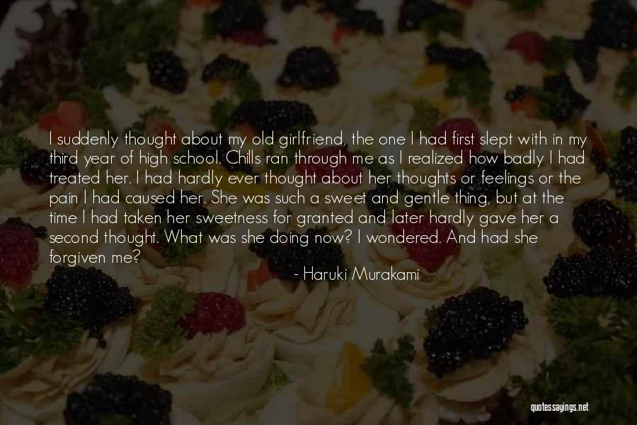 First Girlfriend Quotes By Haruki Murakami