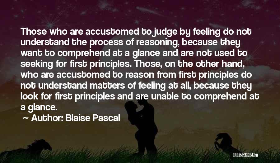 First Glance Quotes By Blaise Pascal