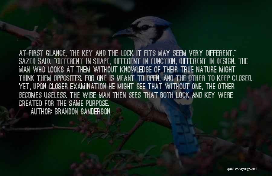 First Glance Quotes By Brandon Sanderson