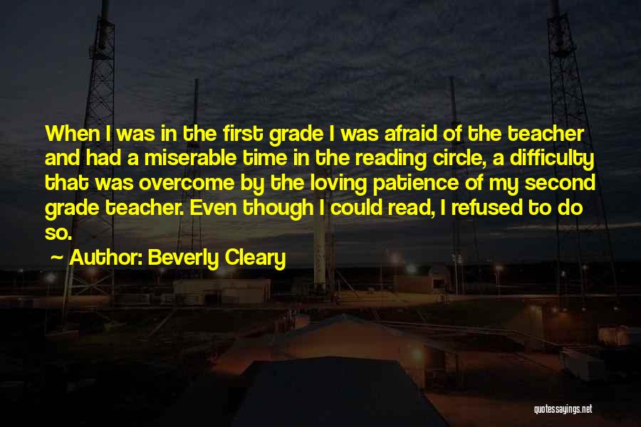 First Grade Reading Quotes By Beverly Cleary