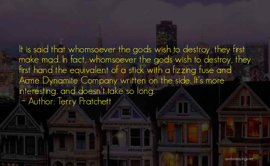 First Hand Quotes By Terry Pratchett