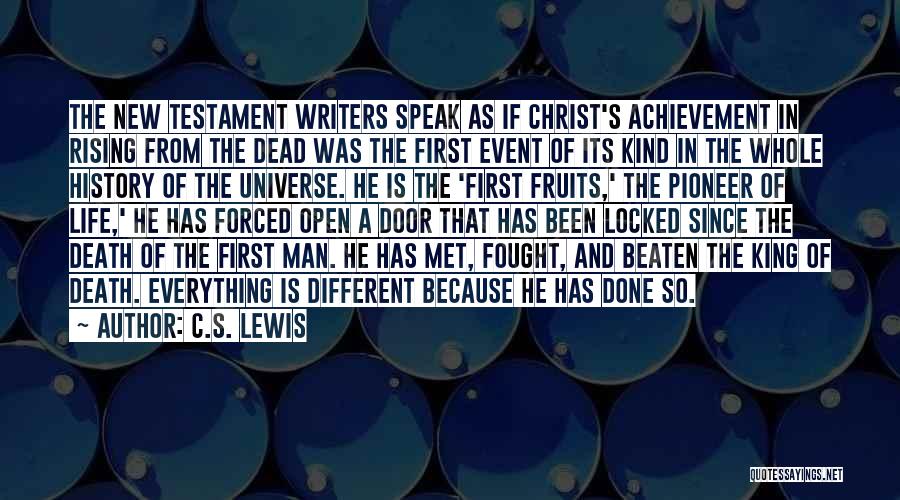 First History Man Quotes By C.S. Lewis